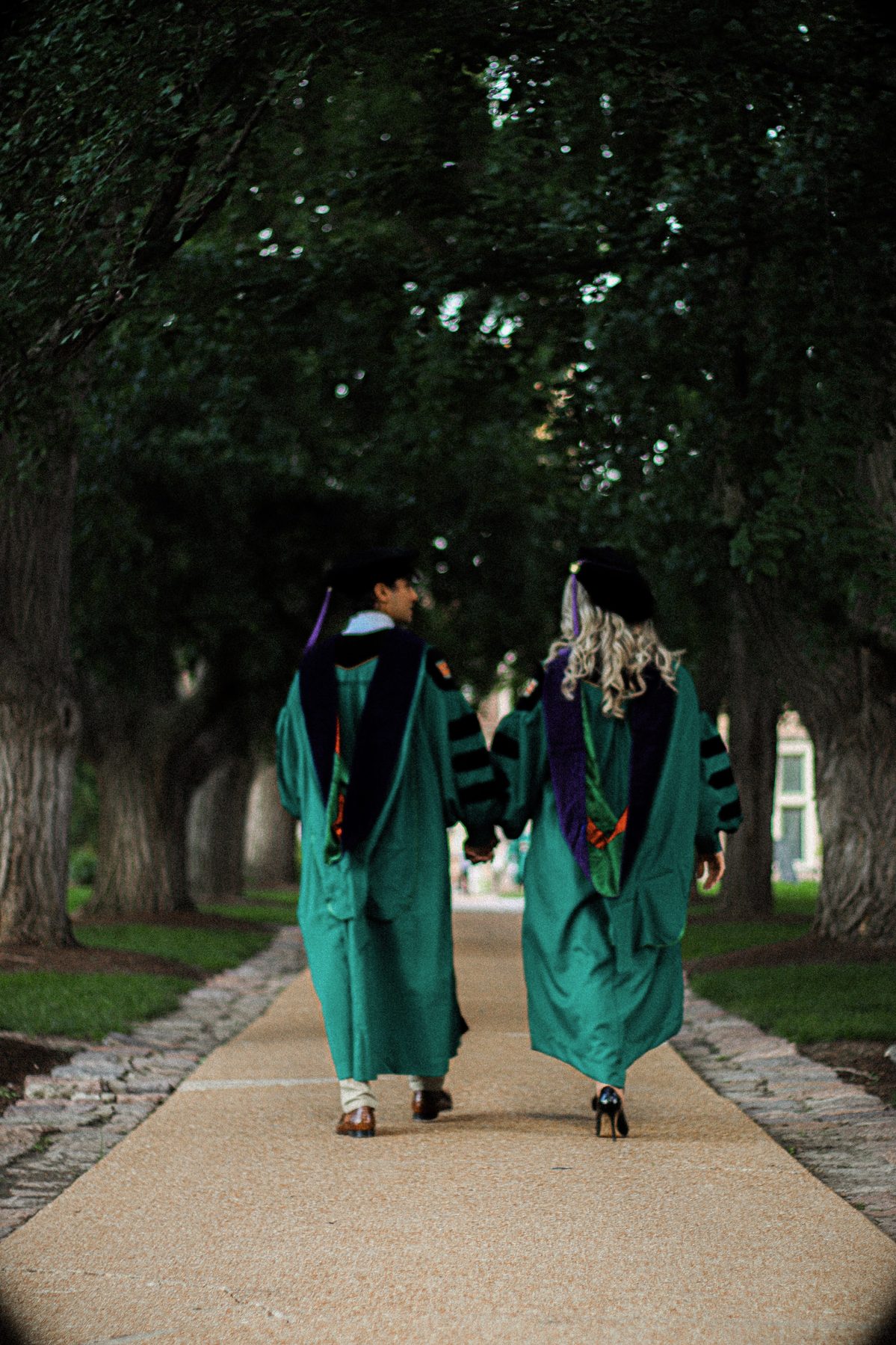 Kennedy and Corbin — graduation photo